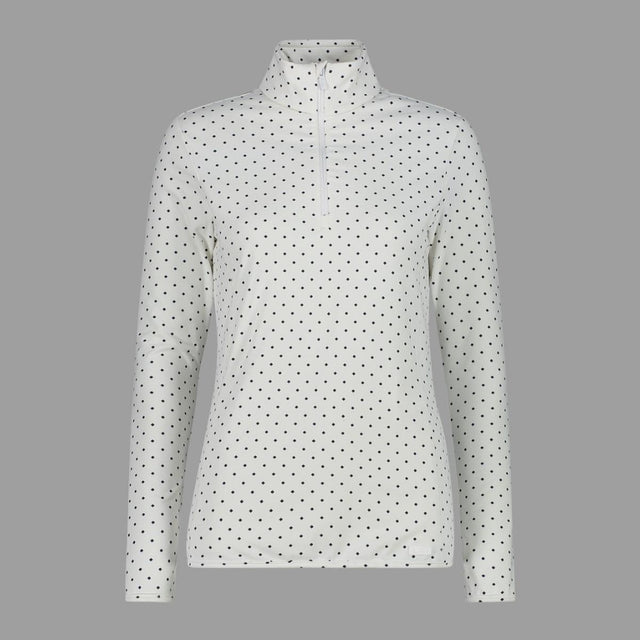 CMP Woman Printed Sweat Rolly - Bianco-Antracite