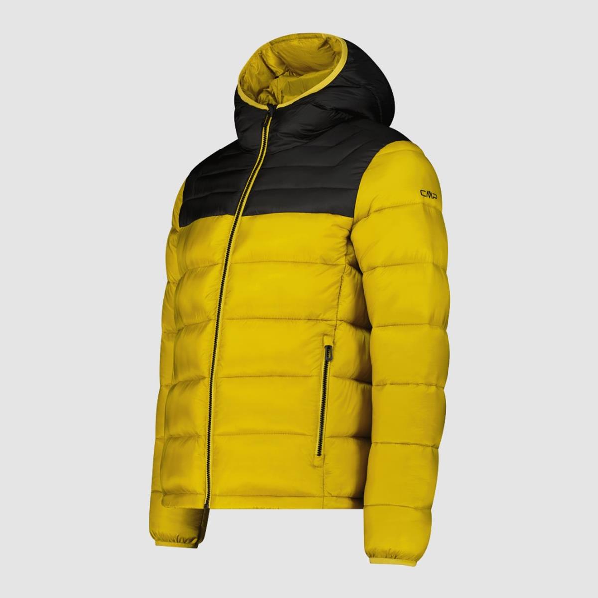 CMP Man Jacket Fix Hood - Gold Green