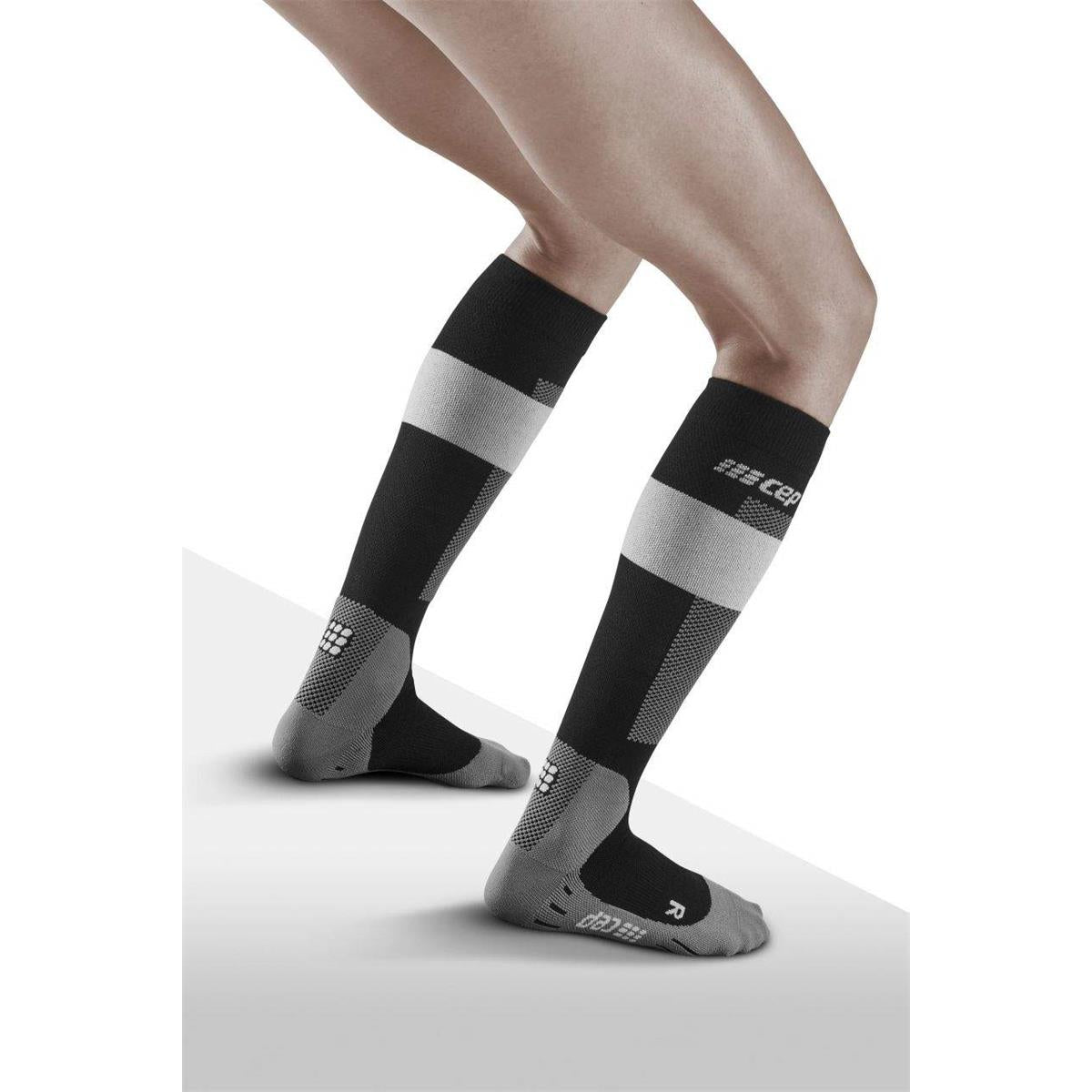 cep Merino Skisocken Tall Women grey
