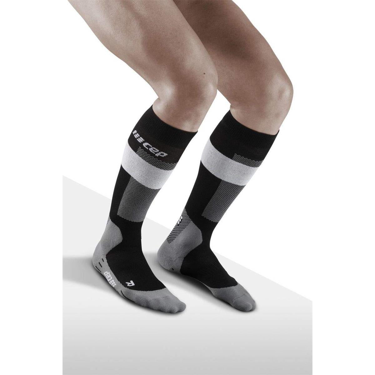 cep Merino Socks Skiing Tall Men grey