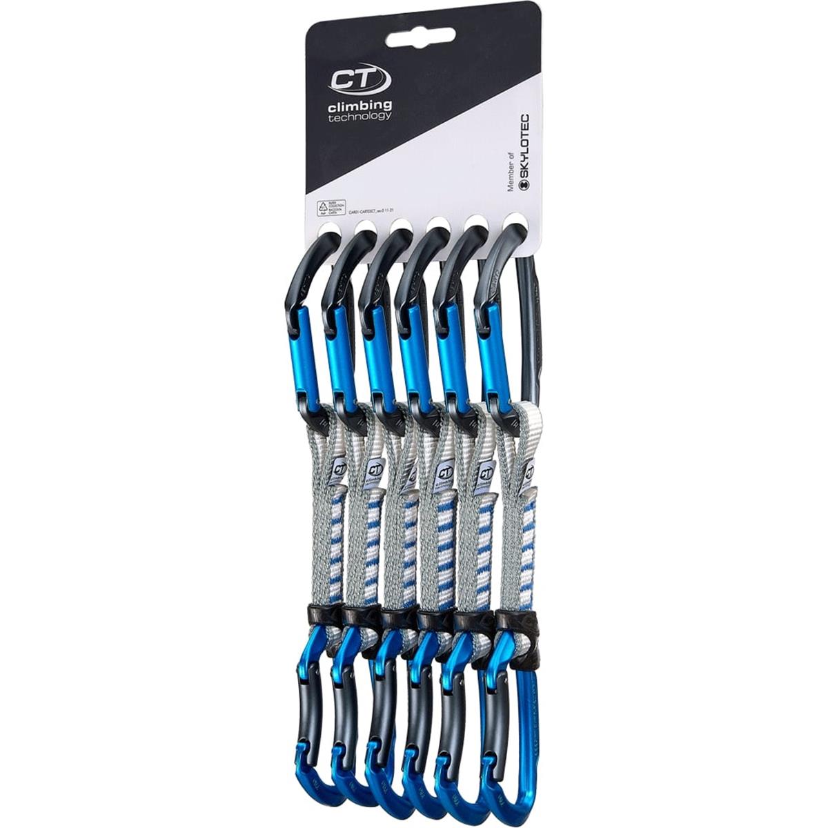 Climbing Technology Lime Set NY 12 cm grey/blue 6 Stück