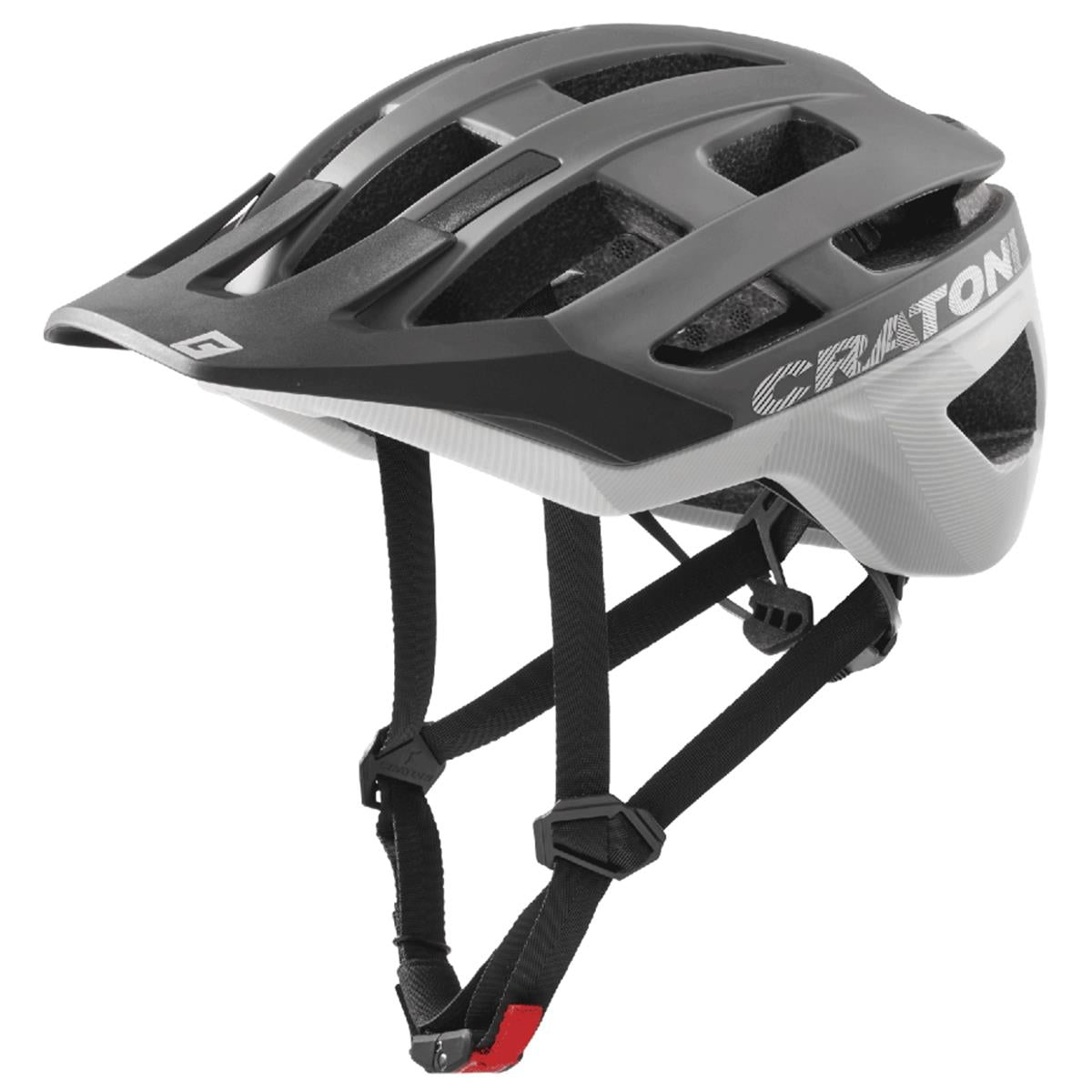 Cratoni AllRace anthracite white matt