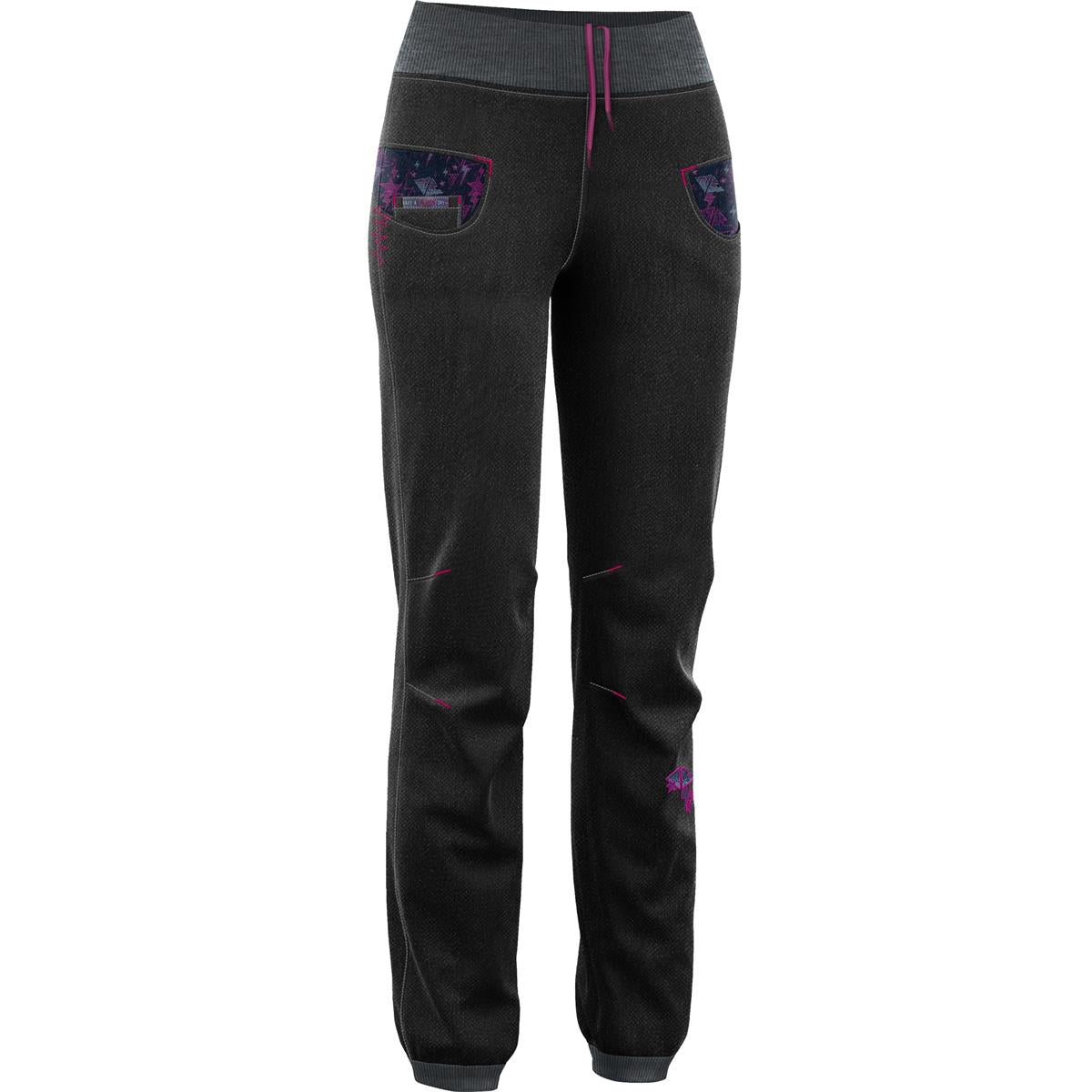 Crazy Pant Aria W wool effect dark gray