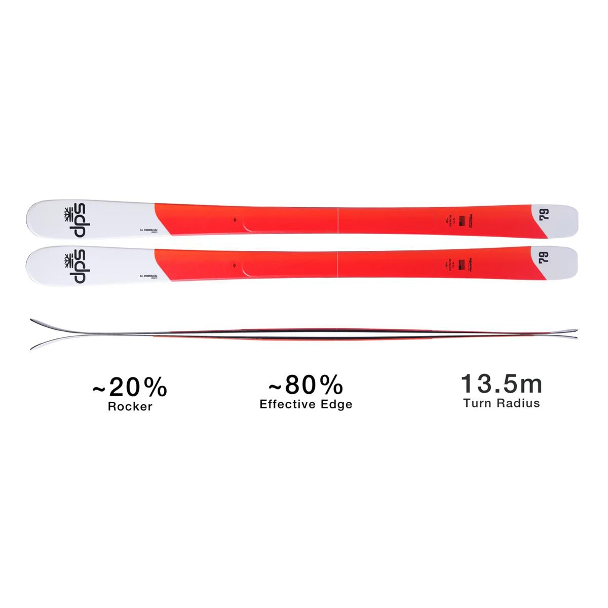 DPS Ski Pisteworks 79 + Platte + Bindung XVST 2025/26