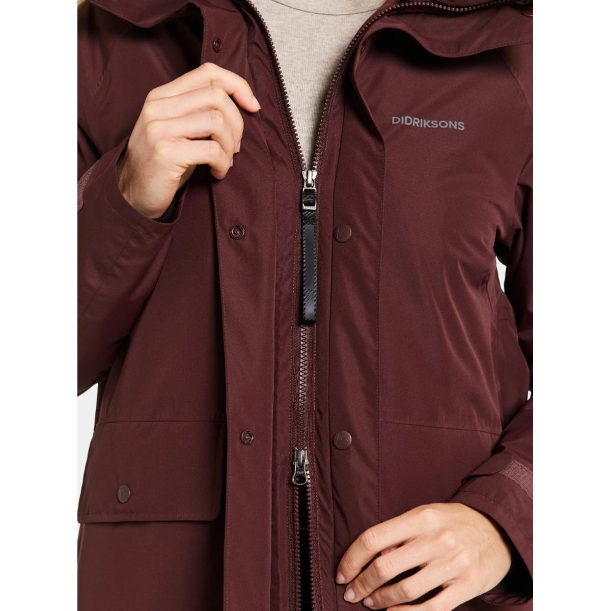 Didriksons Tuva Parka Women old rust