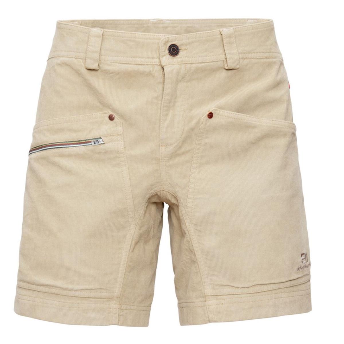 E11 Apres Cord Shorts sand Damen