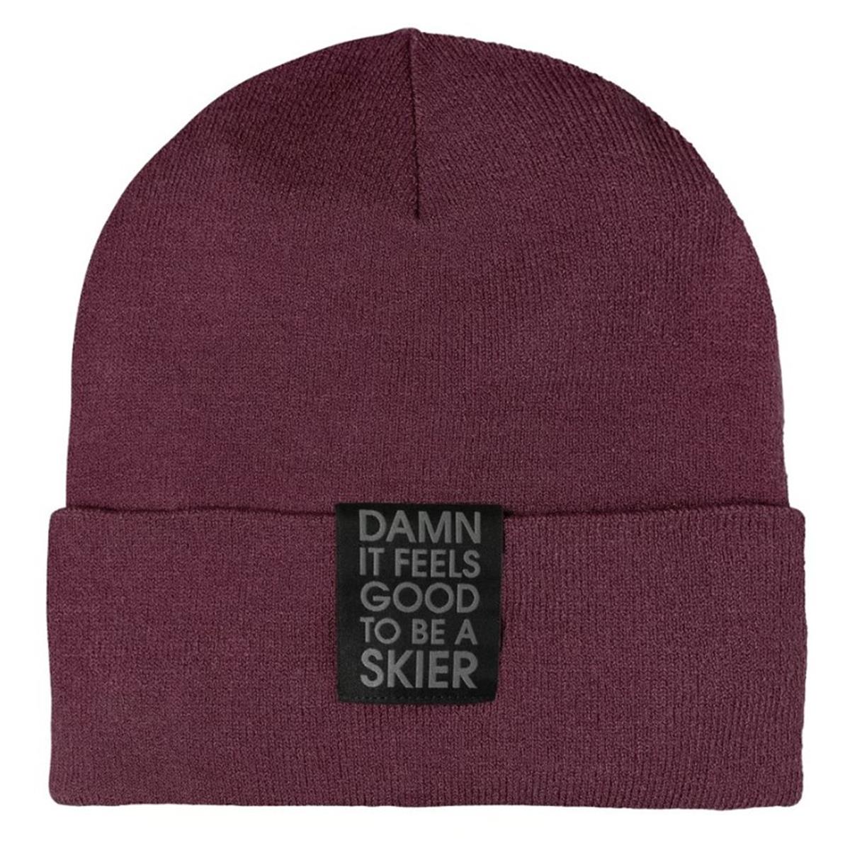 state of elevenate Skiers Beanie aubergine