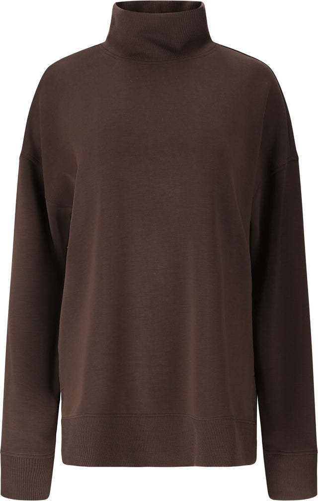 Athlecia Pullover Damen Yunes Turtle Neck chocolate torte