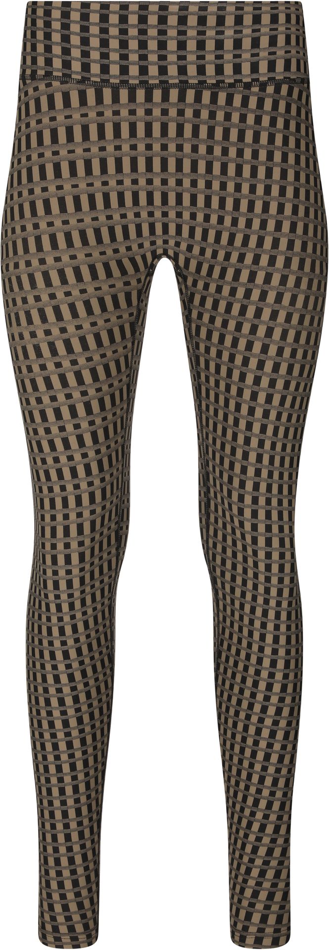 Athlecia Trainingshose Damen Fleurie Printed Tights brown matrix