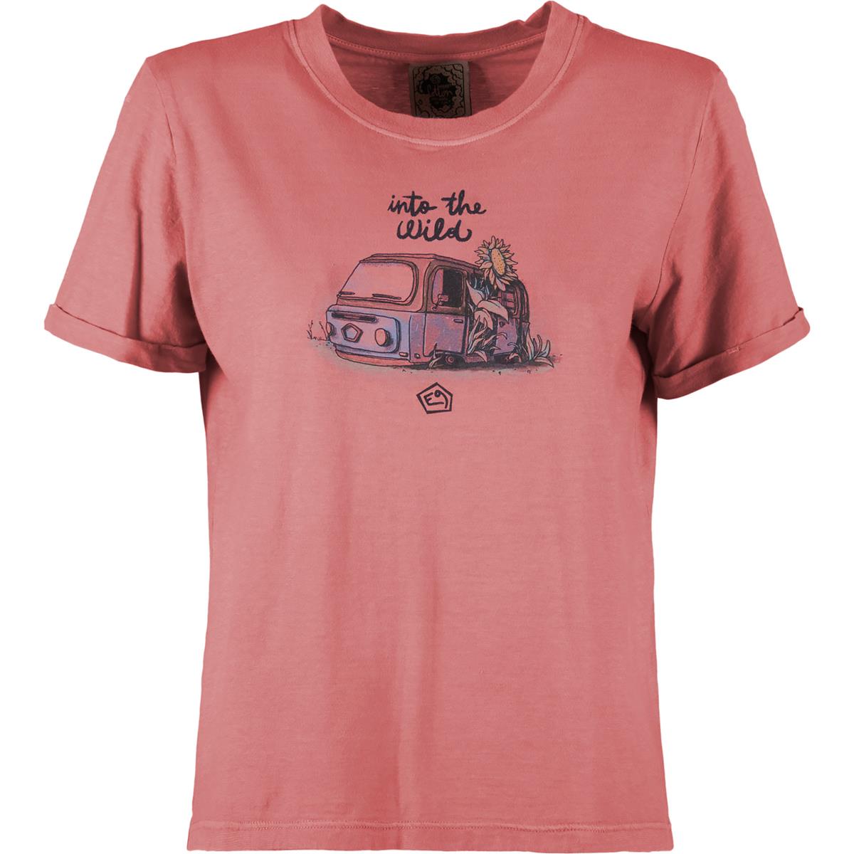 E9 Wild T-Shirt Damen flamingo