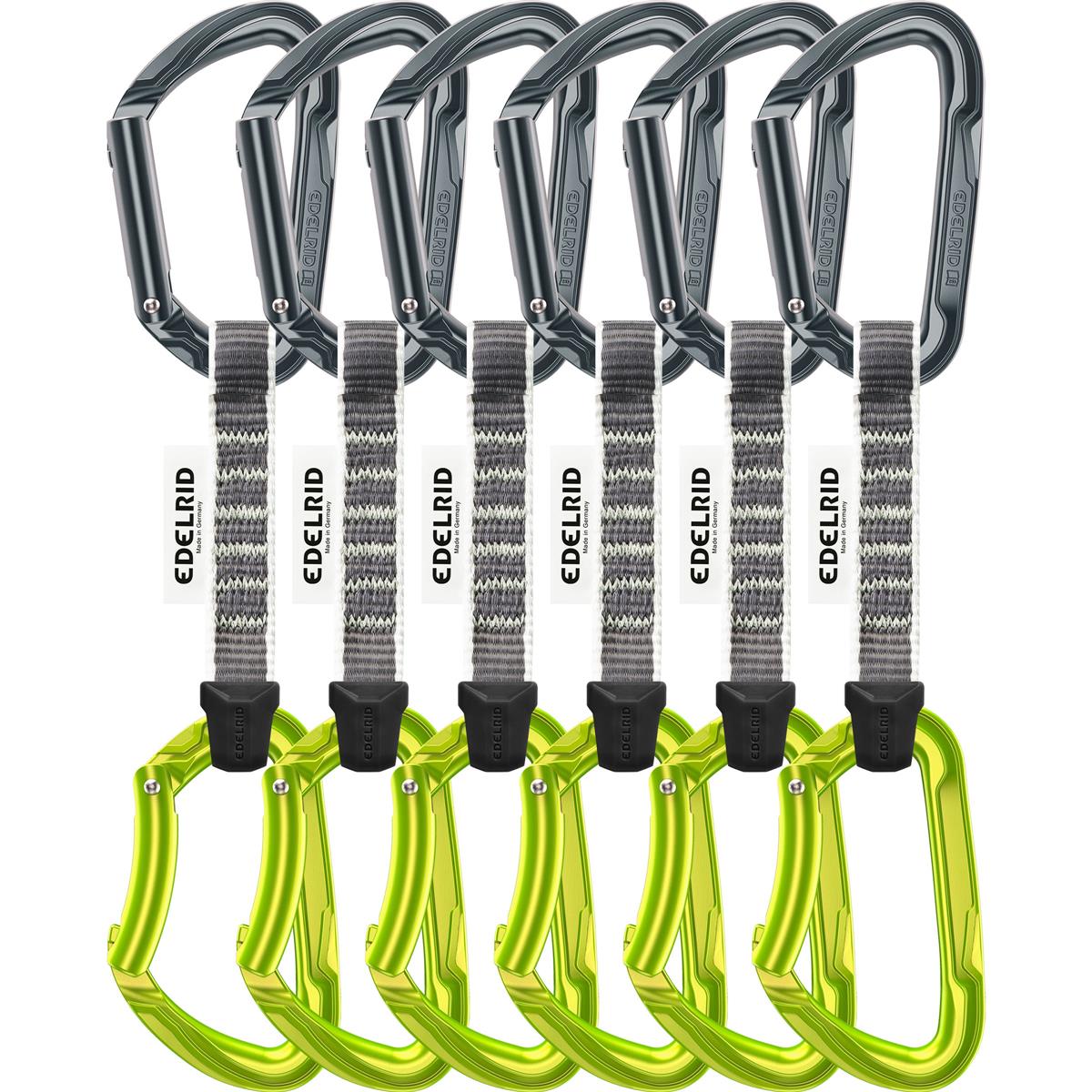 Edelrid Pure Set Sixpack slate-oasis 10cm