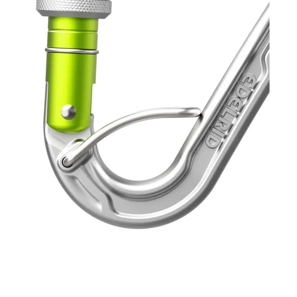Edelrid HMS Strike Screw FG silver