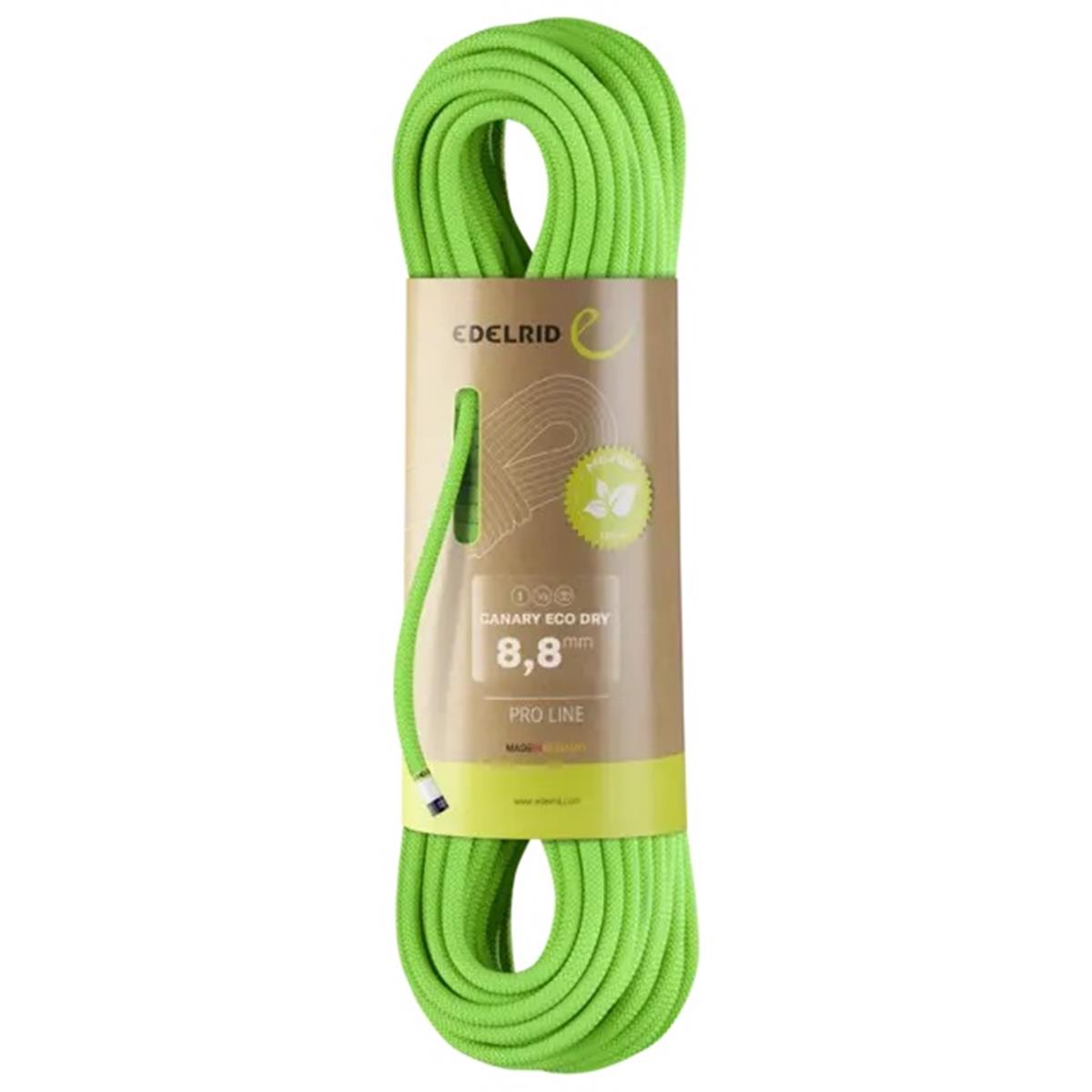 Edelrid Canary Eco Dry 8,8mm neon green
