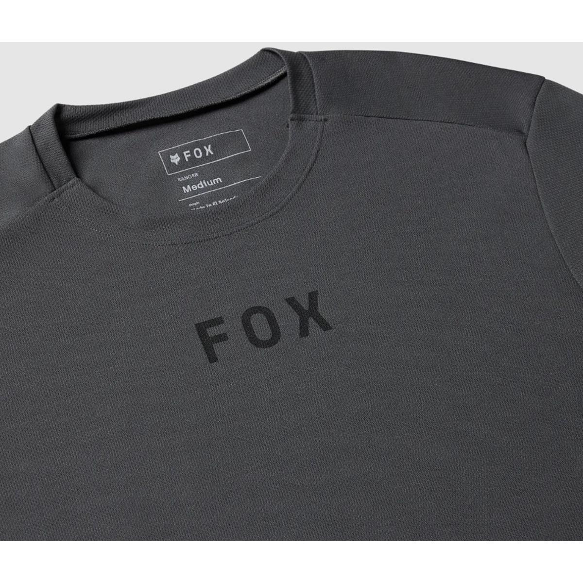 FOX Ranger Wordmark Trikot Dunkles Schattengrau
