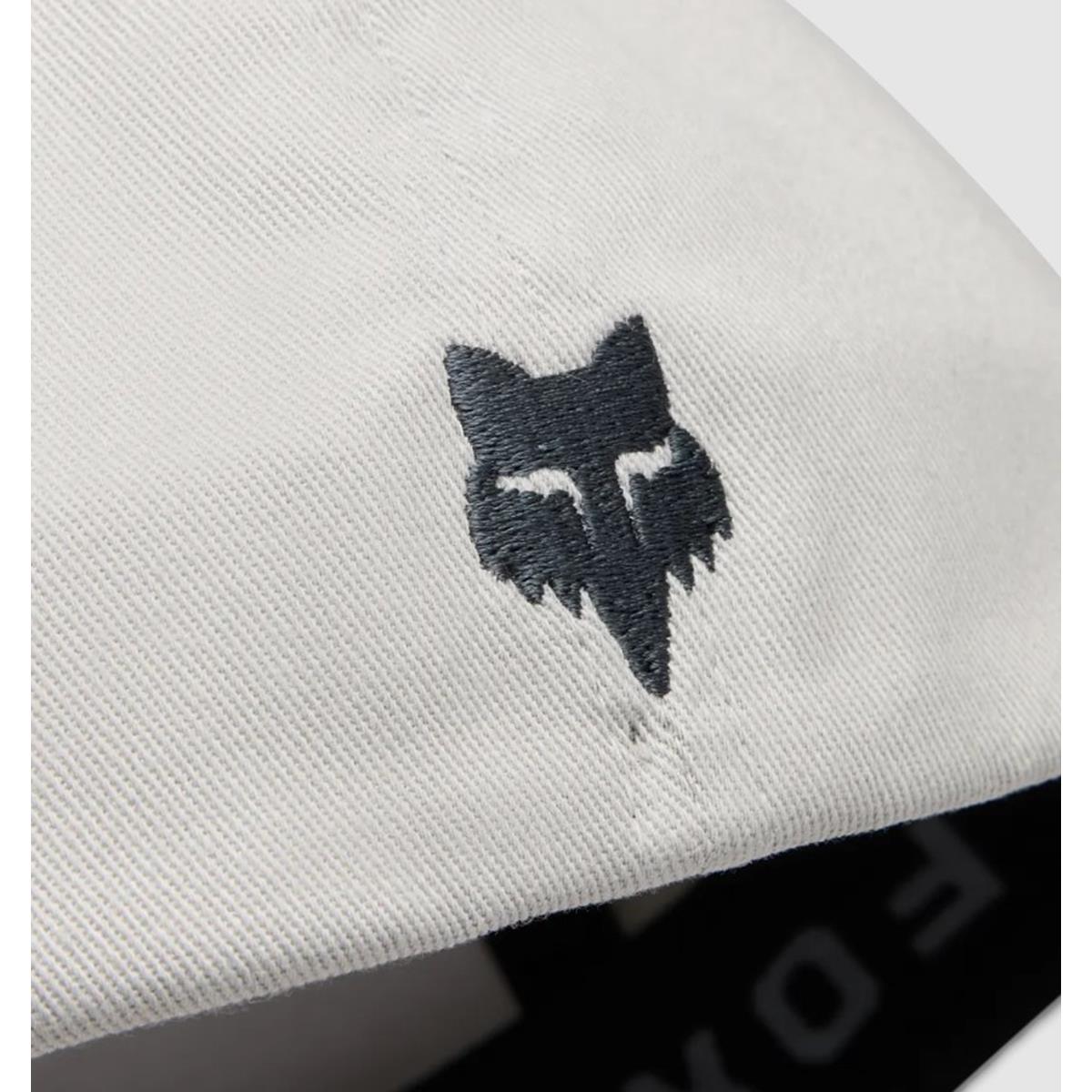 FOX Badge Flexfit Cap Hellgrau