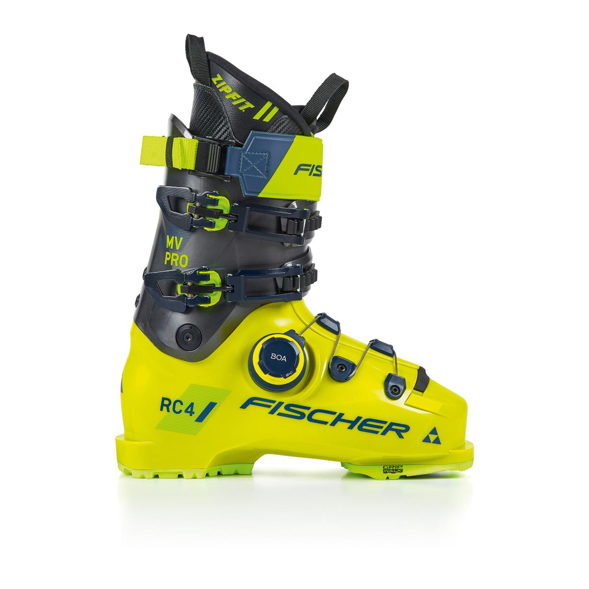 Fischer RC4 Pro MV Boa Skischuhe yellow/ carbon