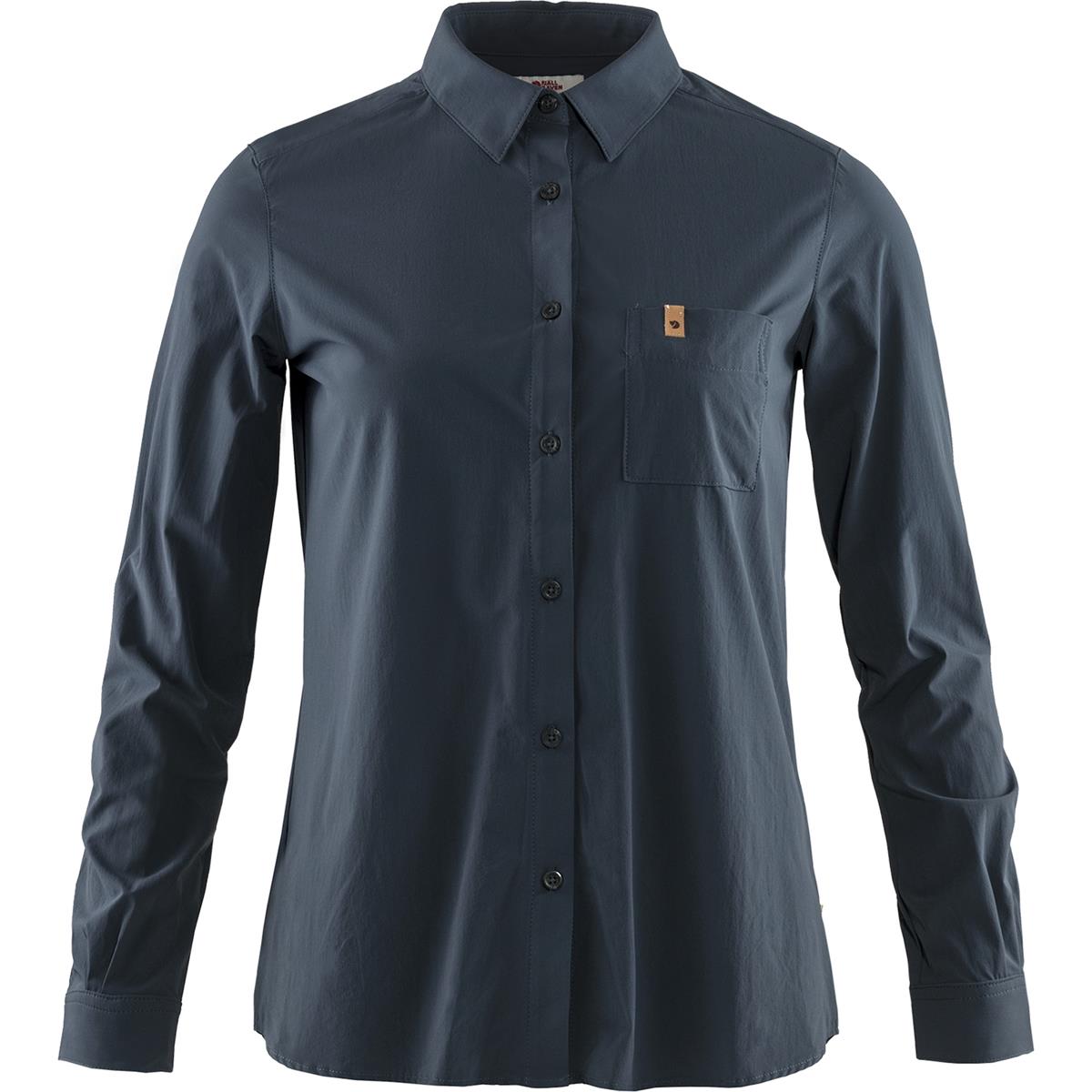 Fjäll Räven Övik Lite Shirt LS navy Damen Bluse