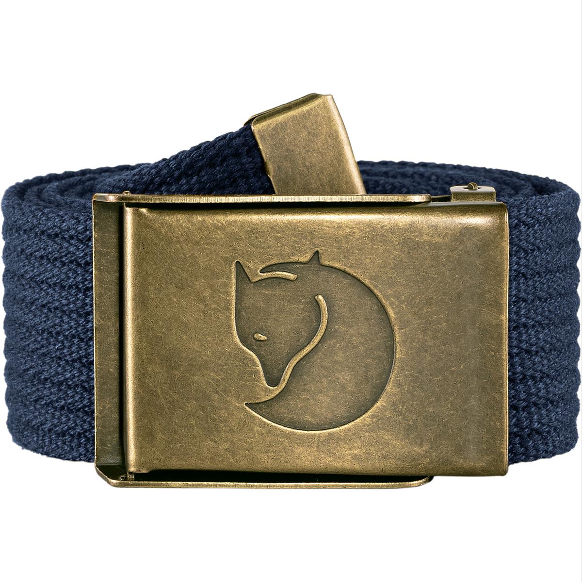 Fjäll Räven Canvas Brass Belt dark navy Unisex Gürtel