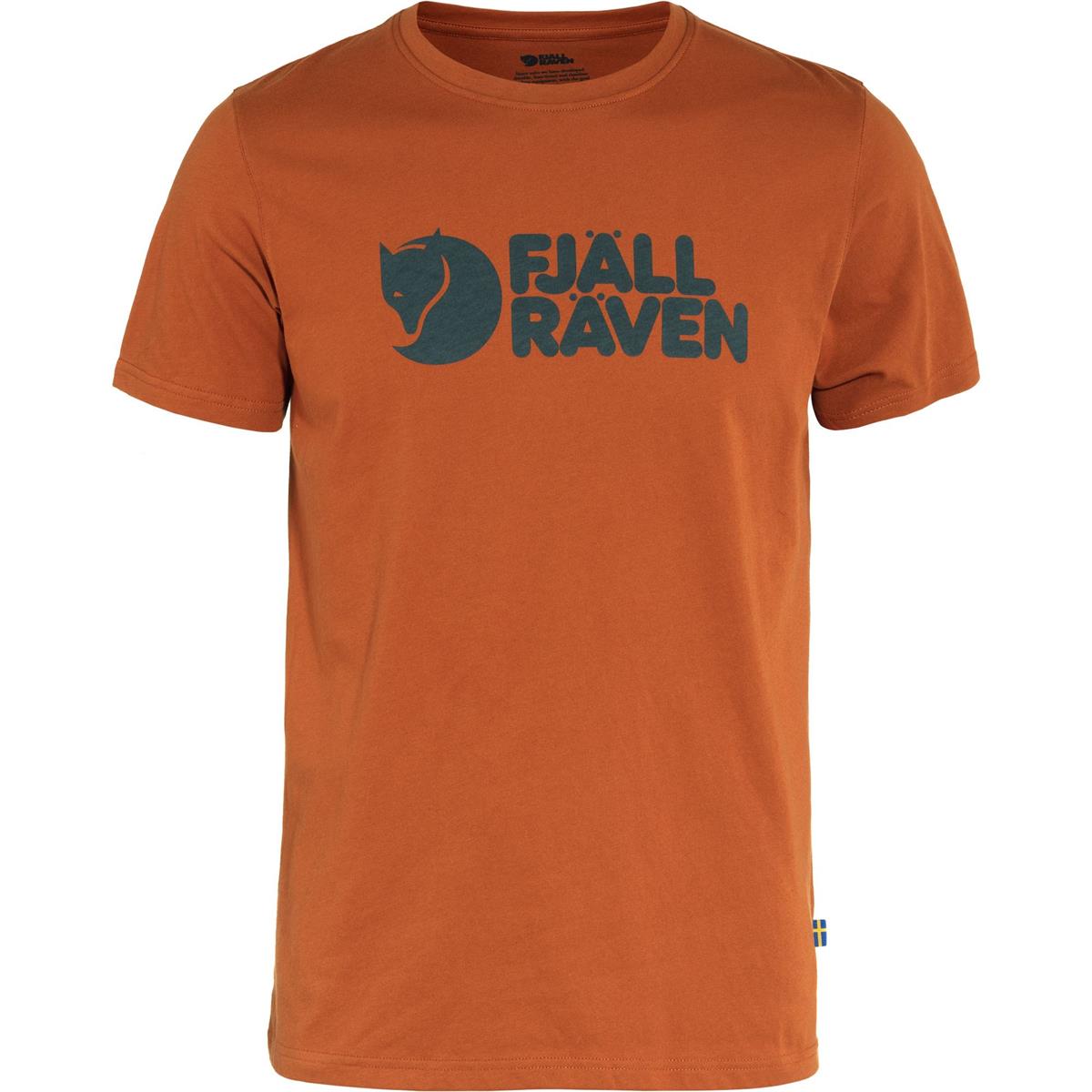 Fjäll Räven Logo M terracotta brown Herren T-Shirt
