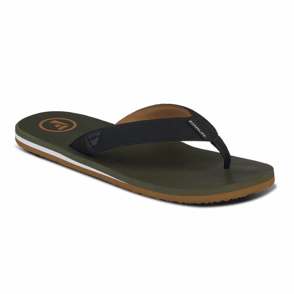 FoamLife Traa SC Mens Flip Flops olive