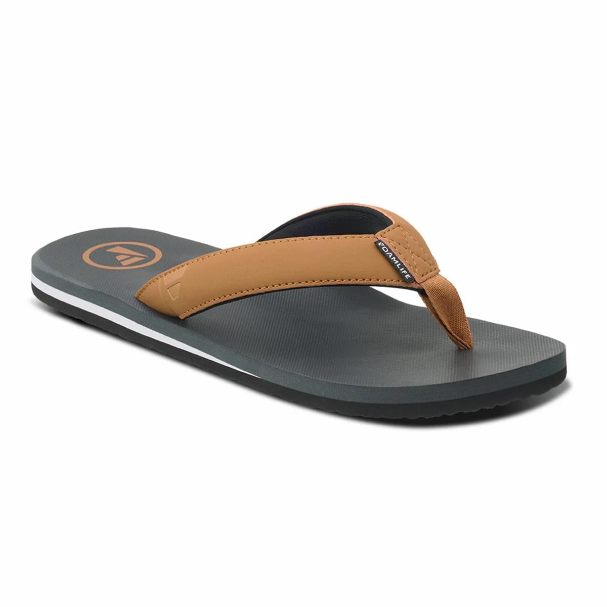 FoamLife Traa SC Mens Flip Flops slate grey