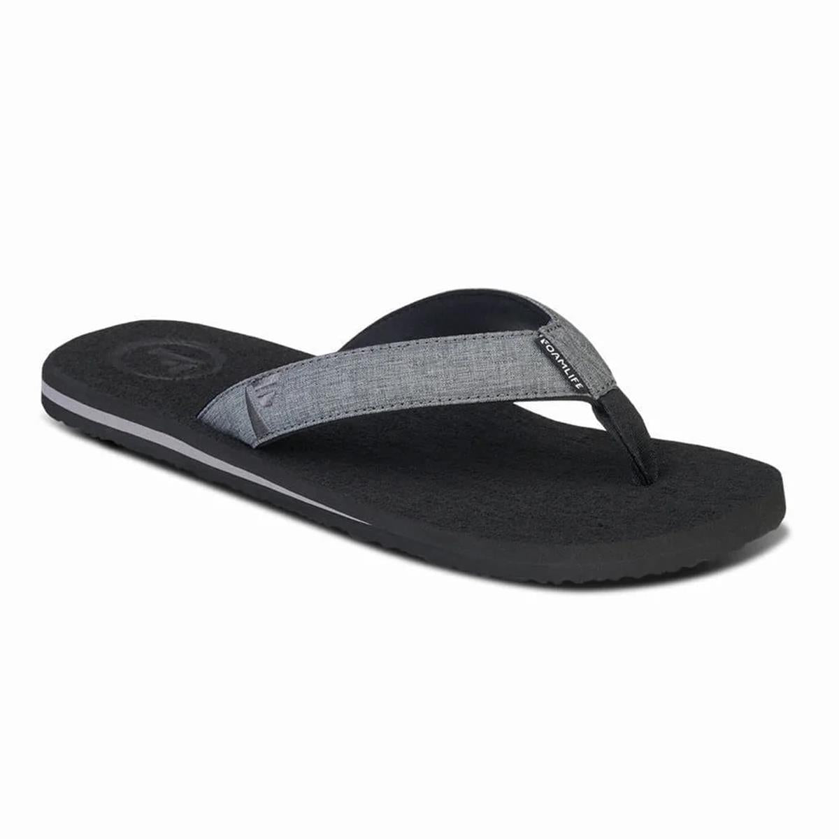 FoamLife Sharrp Mens Flip Flops black