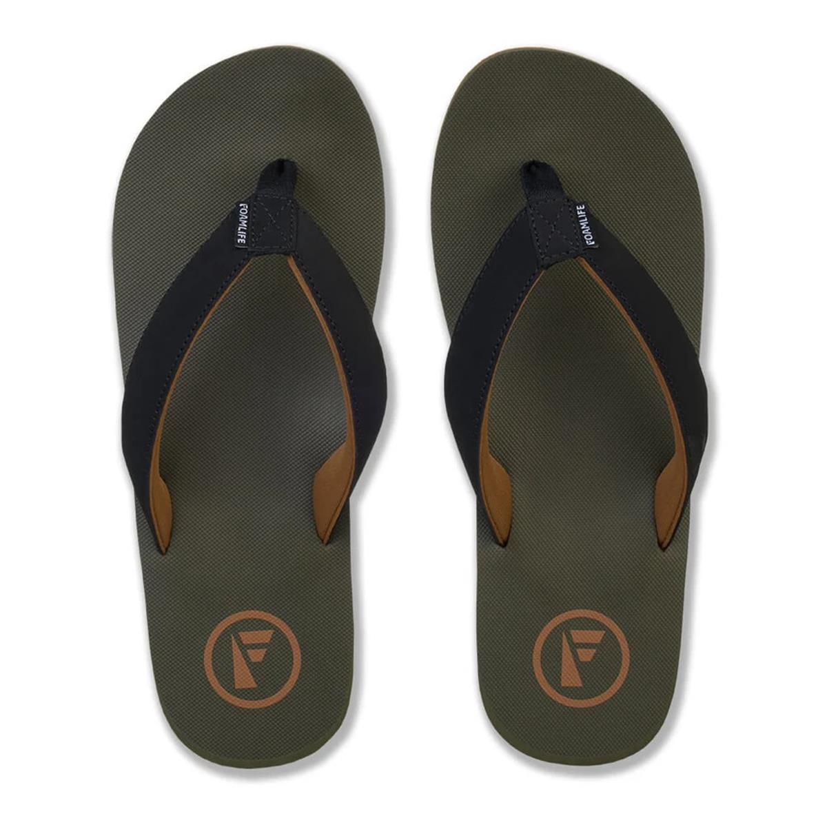FOAMLIFE Traa SC - Mens Flip Flops - olive