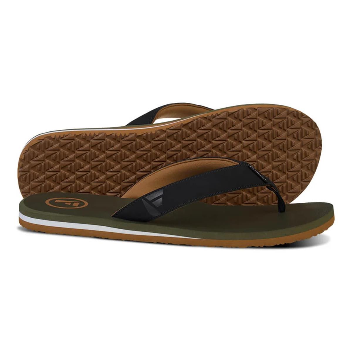FOAMLIFE Traa SC - Mens Flip Flops - olive