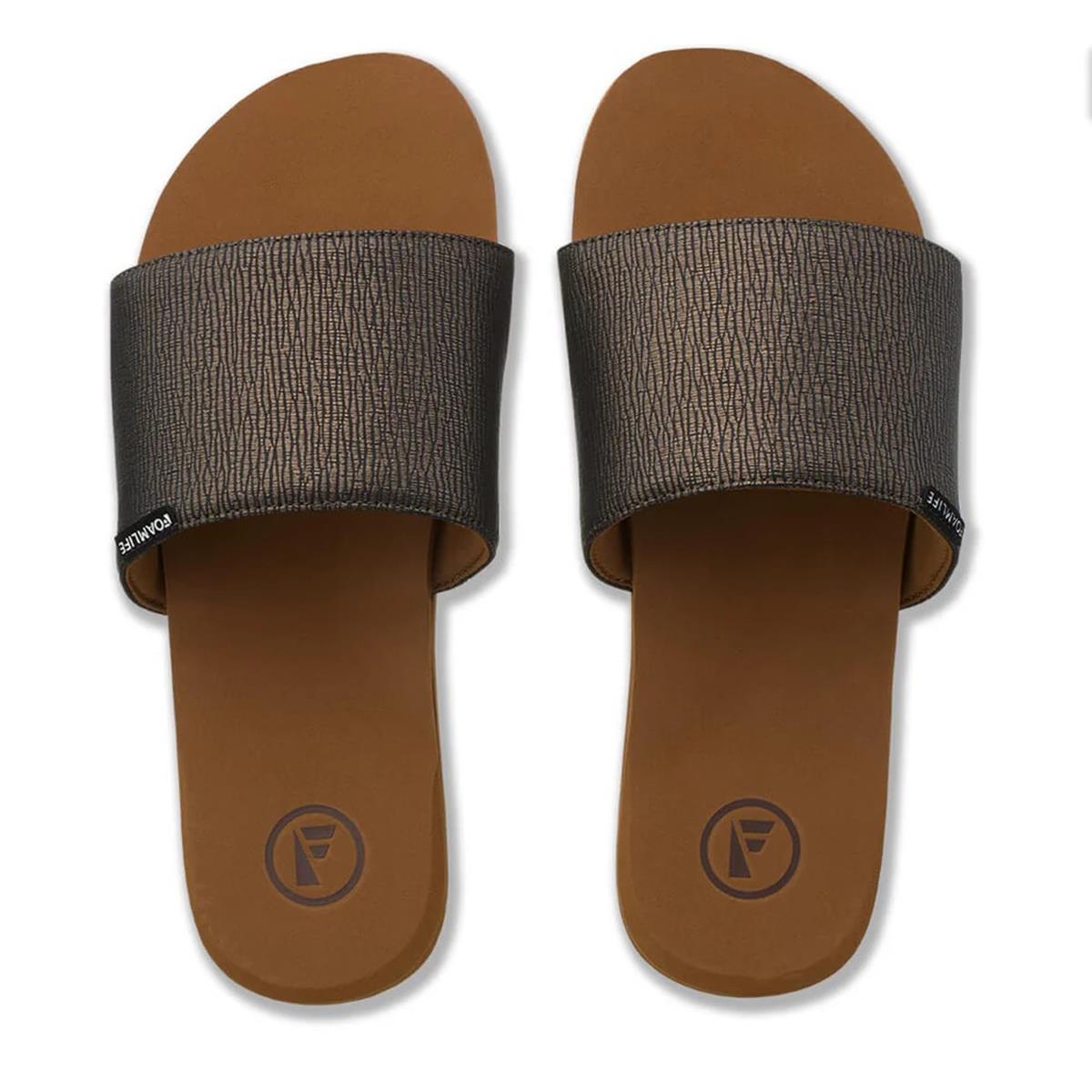 FOAMLIFE Seales Slide Earth - Womens Slider - brown
