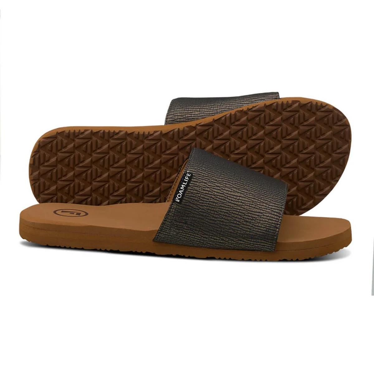 FOAMLIFE Seales Slide Earth - Womens Slider - brown