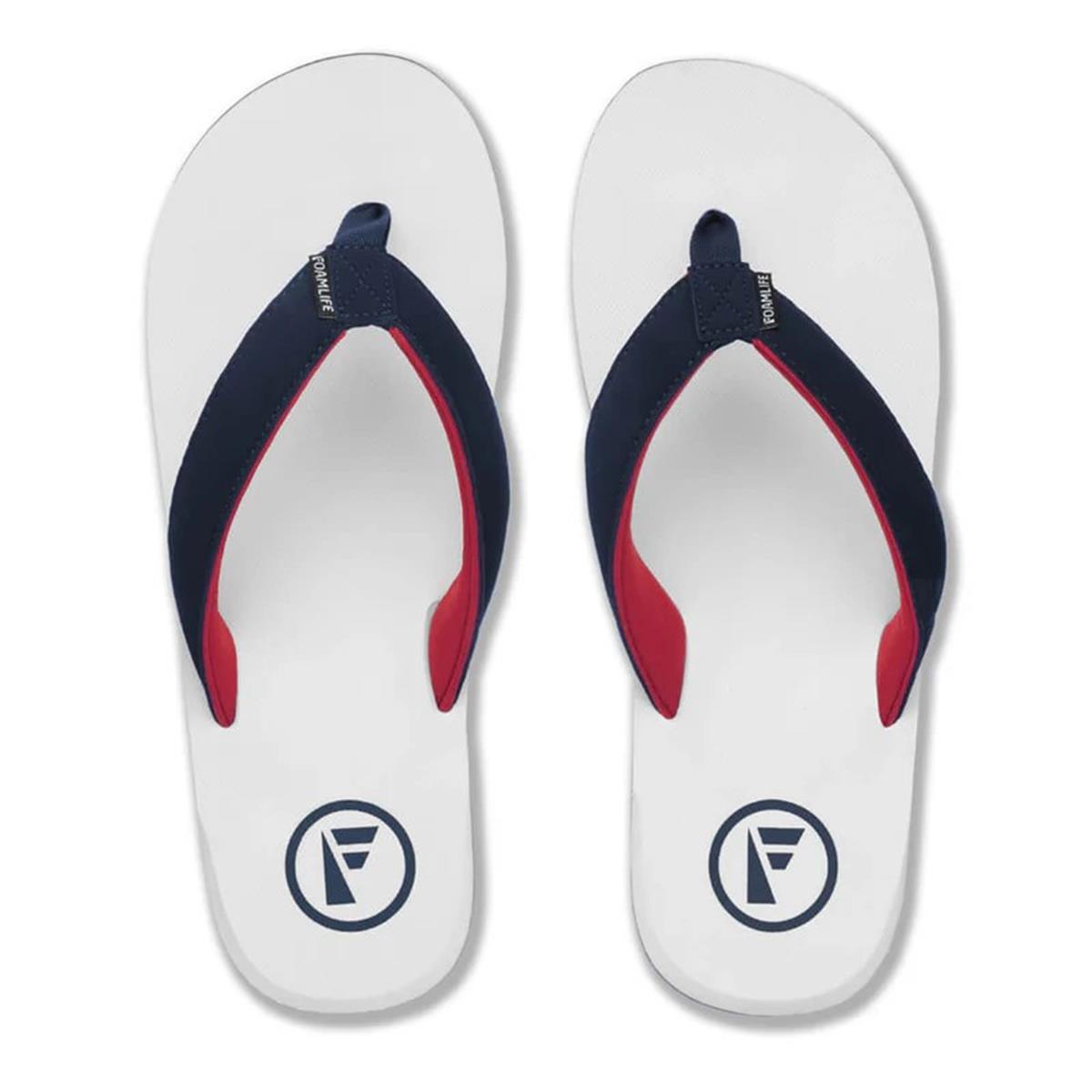 FOAMLIFE Traa WC - Mens Flip Flops - white