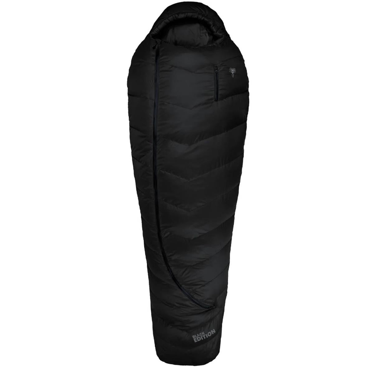 Grüezi Bag Biopod Down Wool Subzero 185 black edition