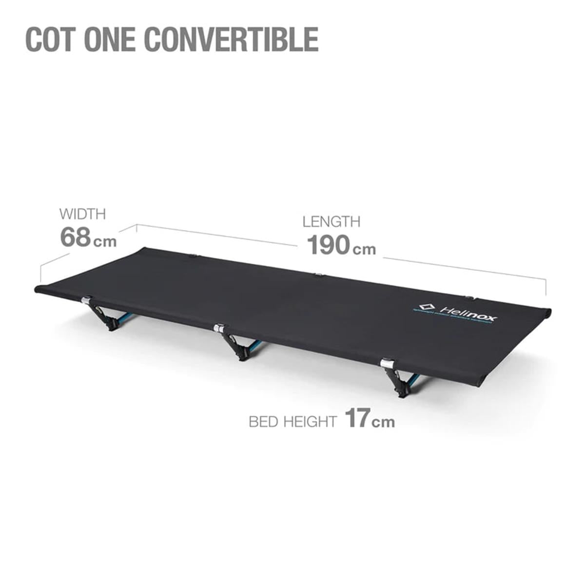 Helinox Cot One Convertible R1 black