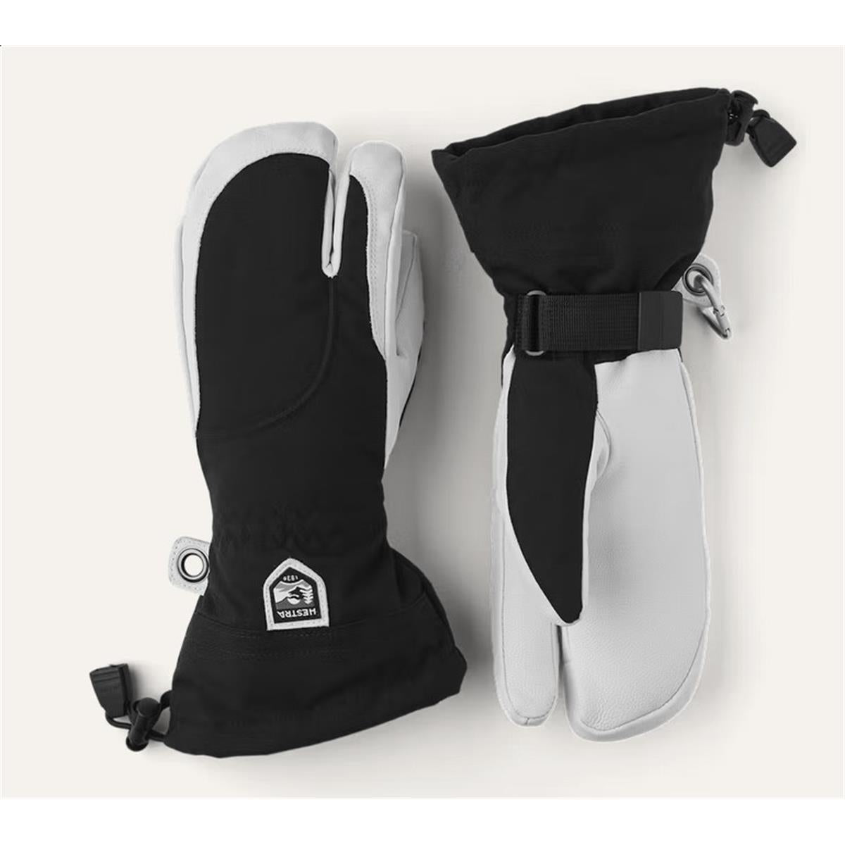 Hestra Heli Ski Female 3-Finger black/offwhite