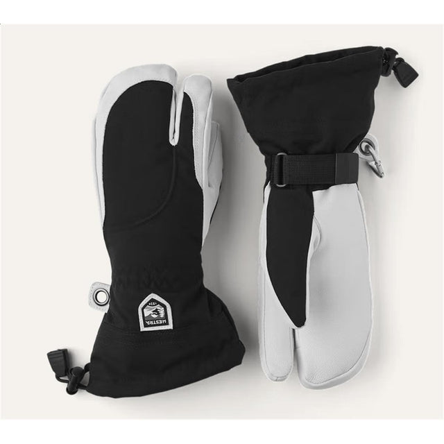 Hestra Heli Ski Female 3-Finger black/offwhite