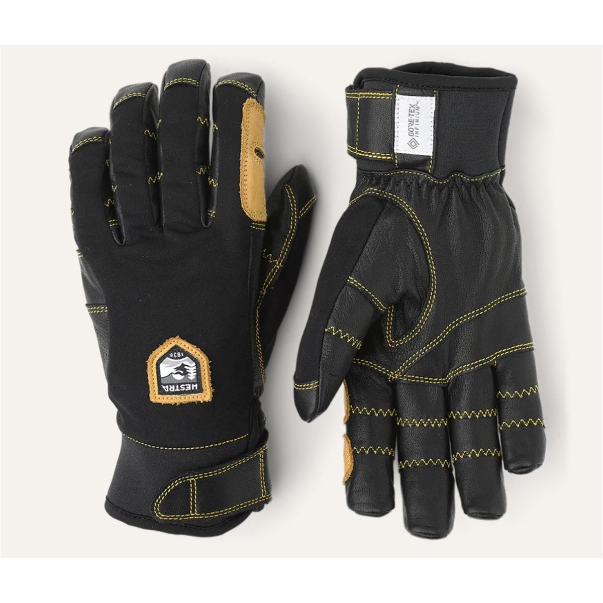 Hestra Ergo Grip Active - 5 finger black/black