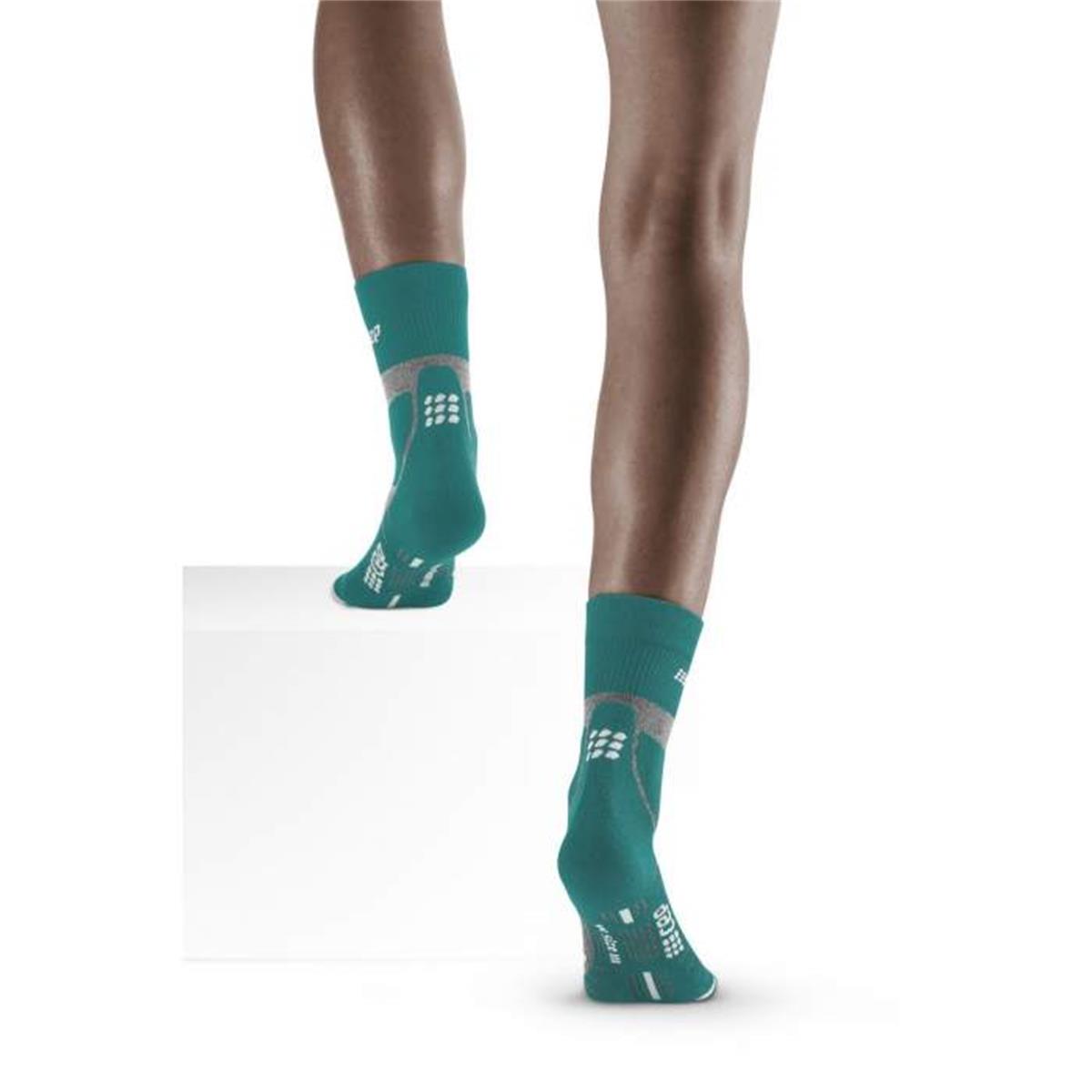 CEP Hiking Merino Mid-Cut Socks Women Forestgreen