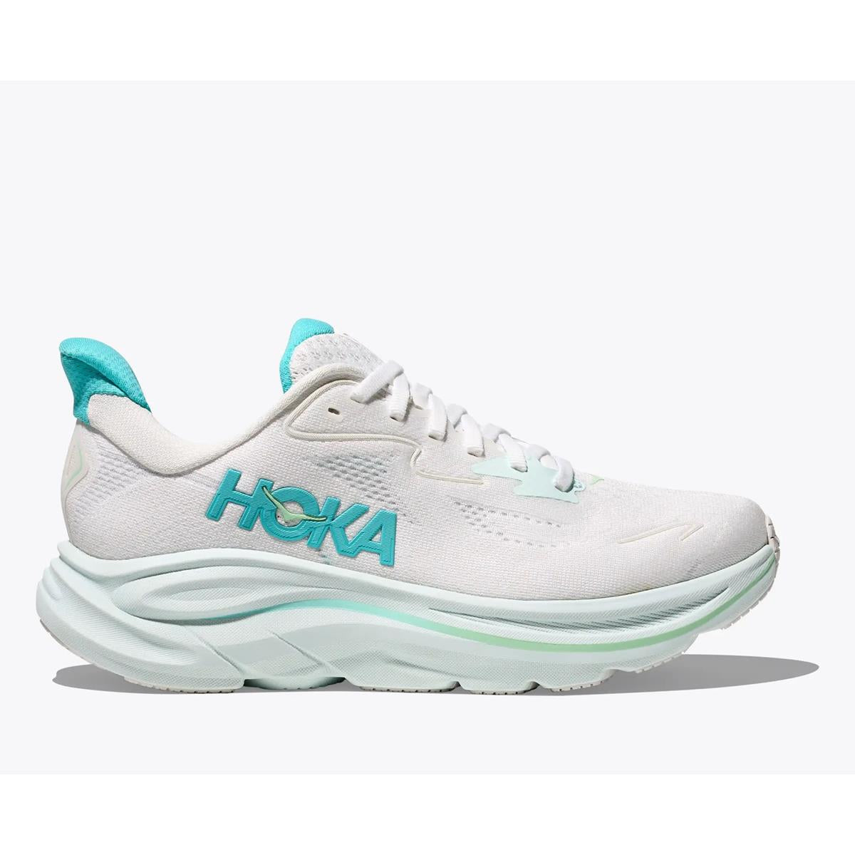 Hoka Clifton 10 Women white cielo blue