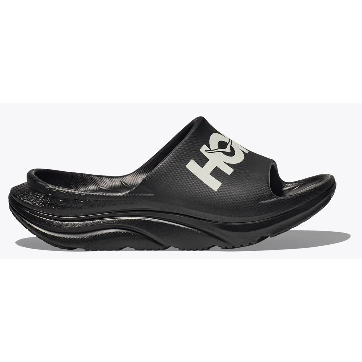Hoka Ora Athletic Slide Unisex black white