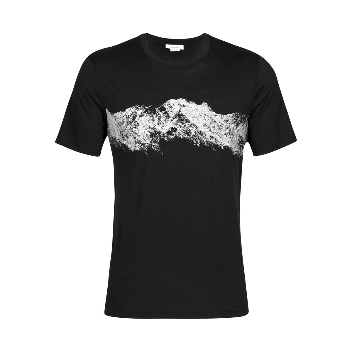 Icebreaker Tech Lite II SS Remarkable Range black Herren Merino T-Shirt