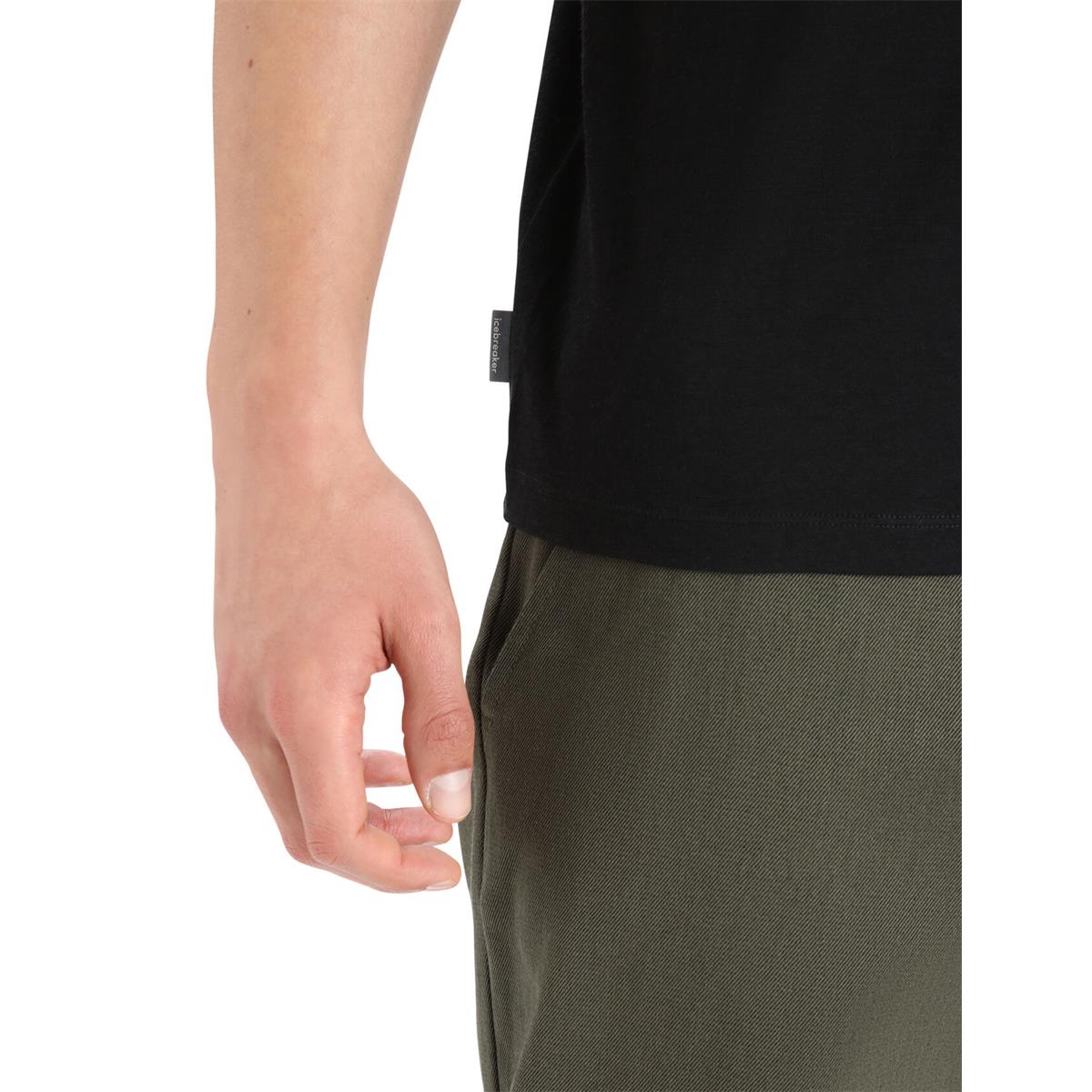 Icebreaker Tech Lite II SS Remarkable Range black Herren Merino T-Shirt