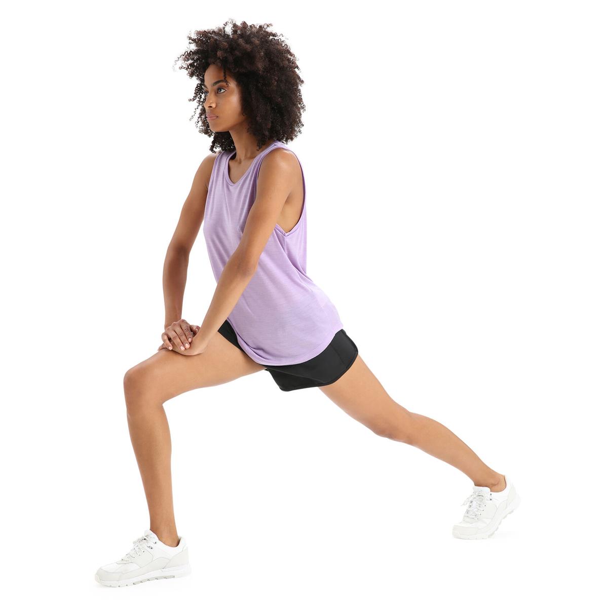 Icebreaker W Sphere II Tank purple gaze Damen Top