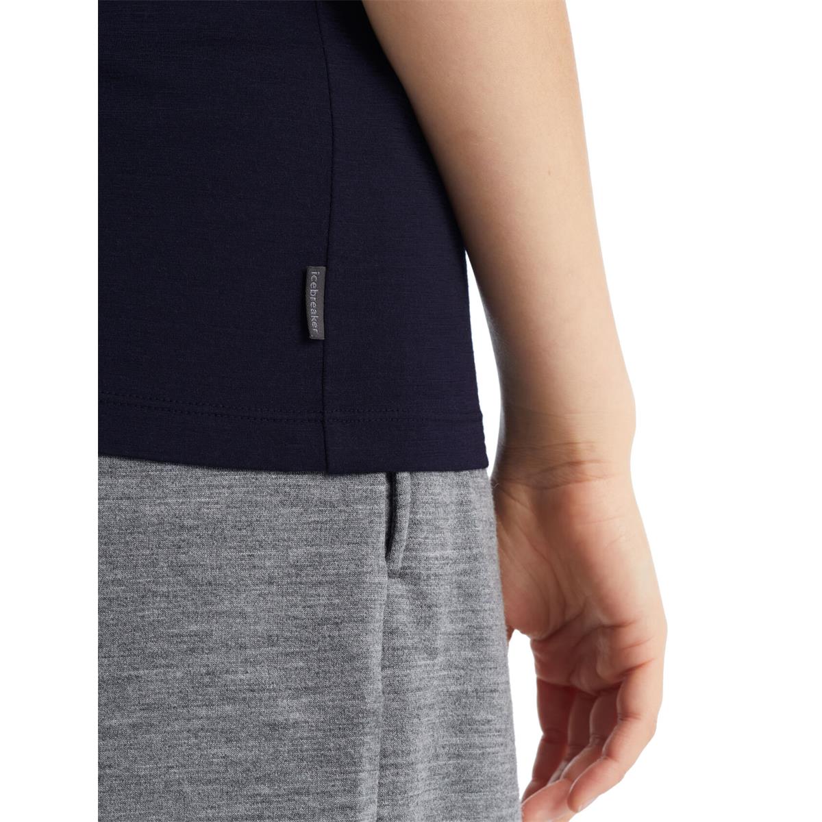 Icebrekaer W Tech Lite II SS Tee midnight navy Damen T-Shirt