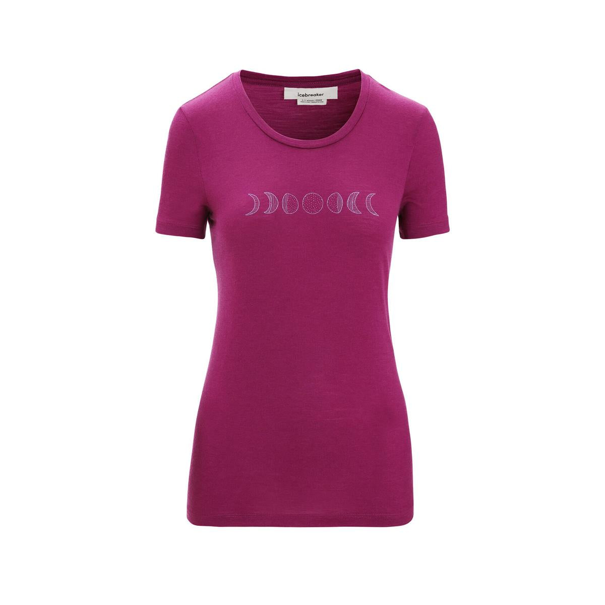 Icebreaker W Tech Lite II SS Tee Moon Phase go berry Damen T-Shirt