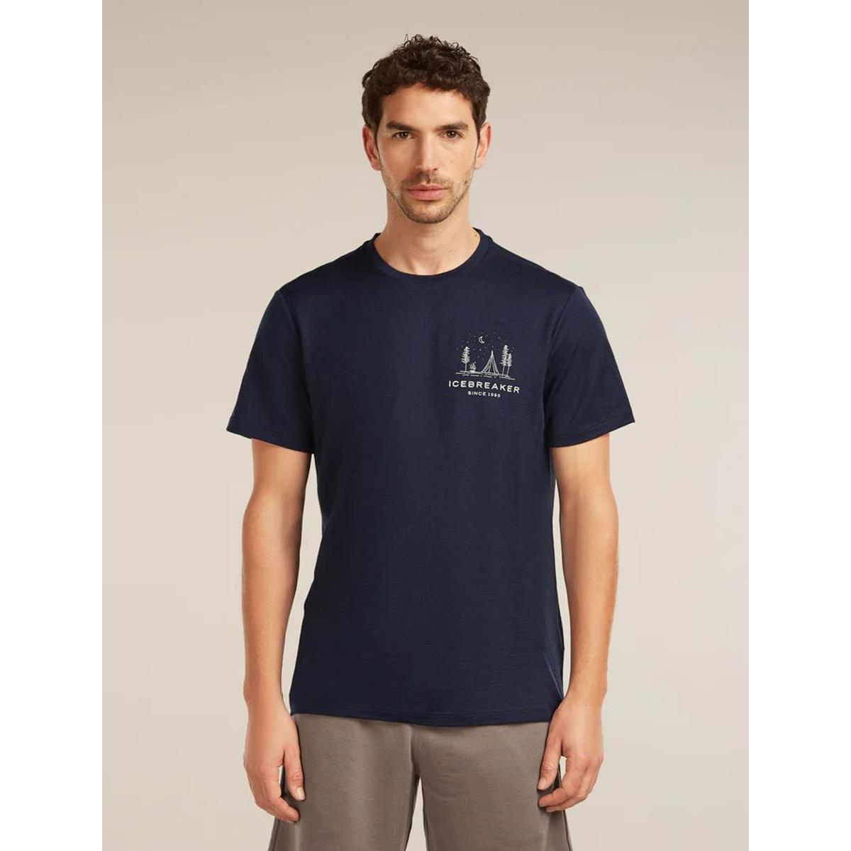 Icebreaker M Mer 150 Tech Lite SS Tee midnight navy Herren T-Shirt
