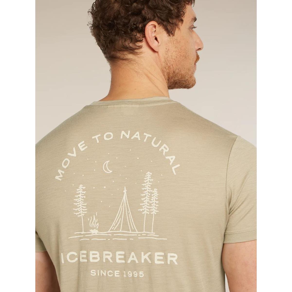 Icebreaker M Mer 150 Tech Lite SS Tee Pass flagston Herren T-Shirt