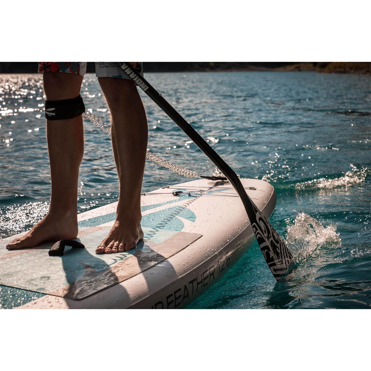 Indiana Coil Leash SUP black