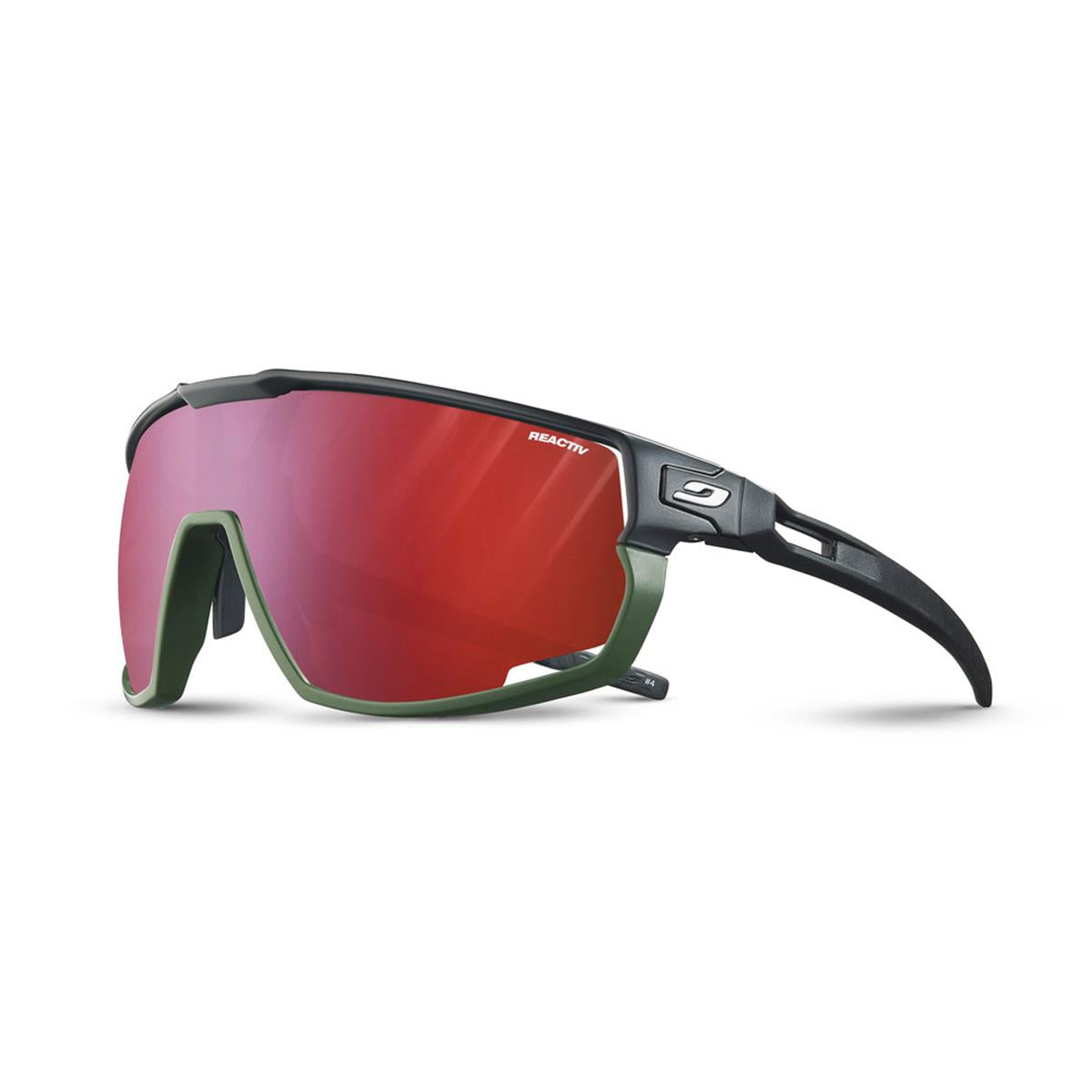 Julbo Rush - schwarz/khaki REACTIV 0-3 High Contrast