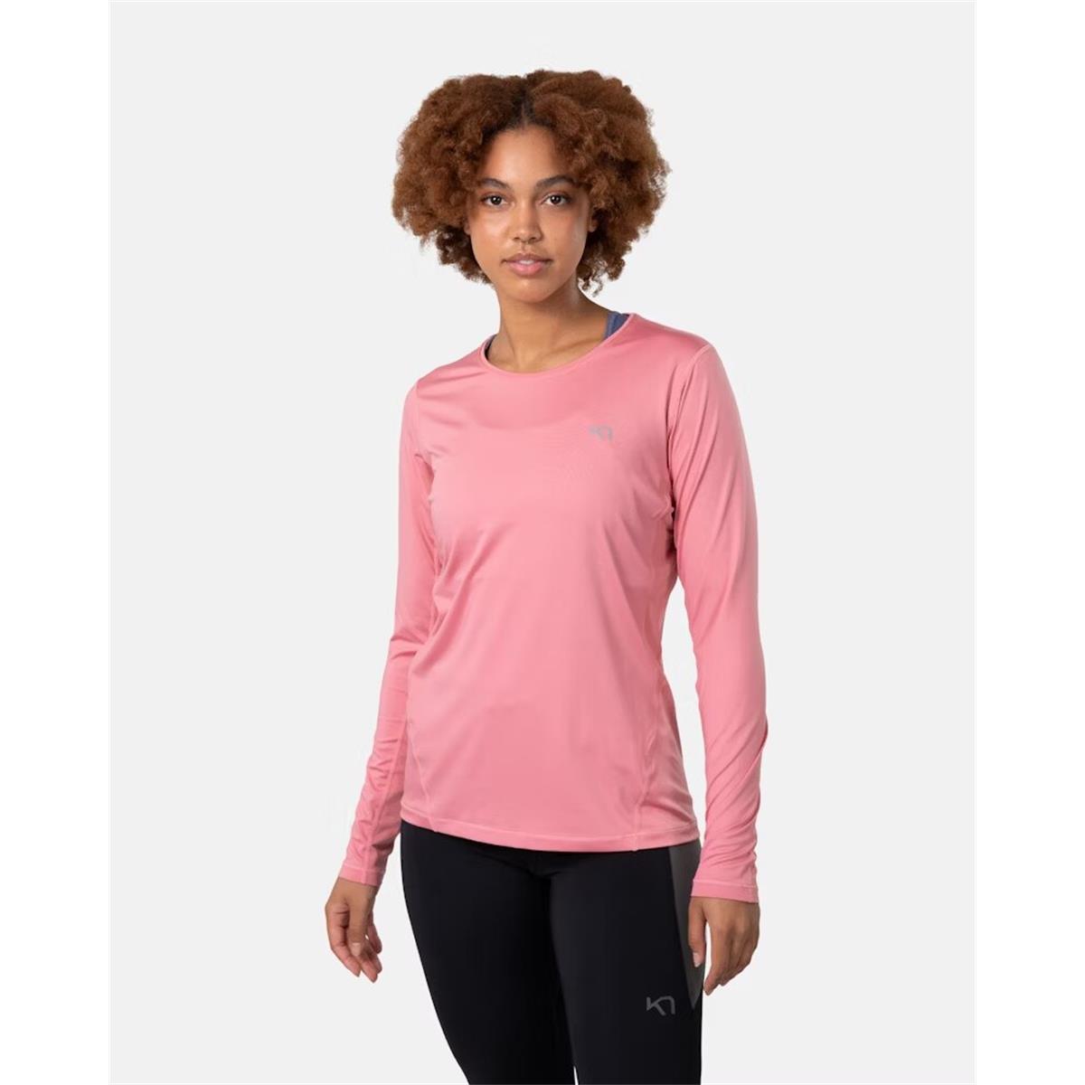 Kari Traa Damen Nora 2.0 Long Sleeve Pastel Dusky Pink