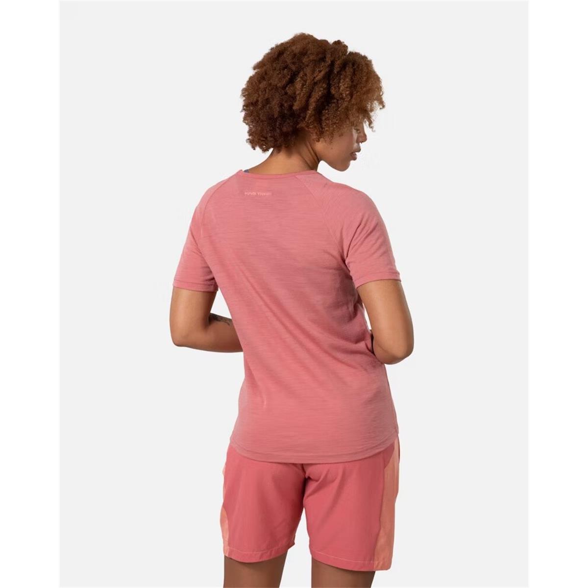 Kari Traa Damen Sanne Wool Tee Cedar Pink